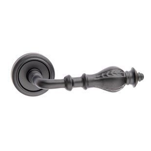 Дверная ручка Fimet Vittoria 173-269 FNO R ф/з матовый черный (40578) 40578 фото