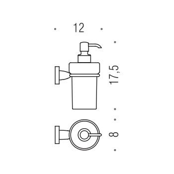 Дозатор жидкого мыла Colombo Design Basic B9332 (34516) 34516 фото