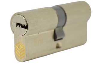 Дверний циліндр HardLock L-series 70мм (35х35Т) Сатин (ключ-ключ) tsmhlkks-70-35x35 фото