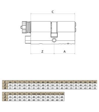 Циліндр MUL-T-LOCK DIN_MOD_KT INTERACTIVE+ 70 NST 35Zx35 CAM30 ENTR 2KEY DND3D_BLUE_INS 264G+ BOX MTL7000020997 фото