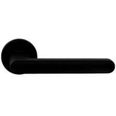Дверная ручка на розетте RDA Fiord R черный матовый (59869) 59869 фото