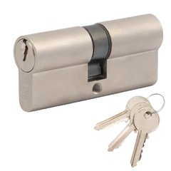 Циліндр дверний Cortellezzi Primo 116 35/35 мм, ключ/ключ, нікель матовий (57377) 57377 фото