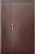 Двери входные REDFORT 1200 технические 2 листа металла, 2050х1200 мм, Левая