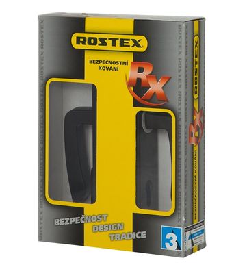 Фурнитура защитная ROSTEX *ASTRA RX-50 mov-mov DIN PLATE 90мм Фарба_чорна 22мм 40-50мм 3 класса Astra BLACK_MAT RST7000016639 фото
