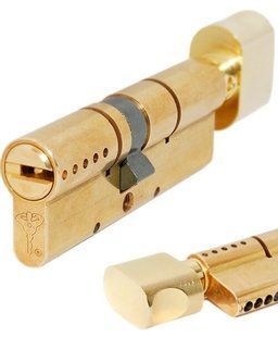 Циліндр MUL-T-LOCK INTERACTIVE+ XP 100 мм (40x60T) Ключ-Тумблер 3KEY CAM30 Латунь / Латунь полірованнаяM MTL7000012227 фото