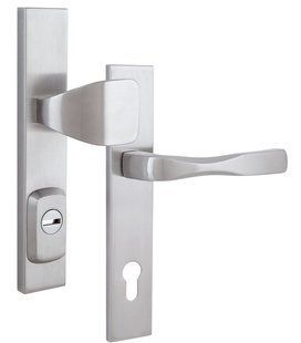 Фурнітура захисна ROSTEX RN1/RN4 R fix-mov DIN PLATE 90мм Нерж.сталь_мат 22мм 38-55мм 3клас Hranate/Mandelo NEREZ_MAT Комплект RST7000016633 фото