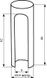 Ковпачок для дверної завіси STV SB14 матова латунь (10873)