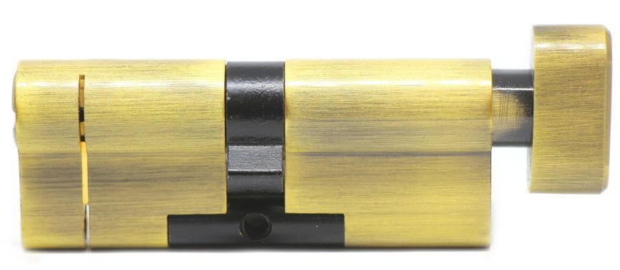 Дверний циліндр HardLock K-series 70мм (35х35Т) Бронза (ключ-тумблер) new-70-35x35tb фото
