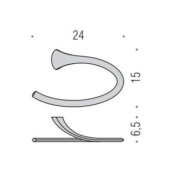 Полукруг для полотенец Colombo Design Link B2431 (3476) 3476 фото