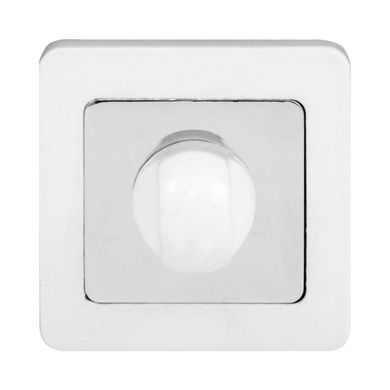 Накладка COMIT Moderno WC, хром/білий (49240) 49240 фото