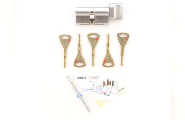 Циліндр ABLOY PROTEC2 MOD 97 мм (46x51T) Ключ-Тумблер 5KEY CY323 CAM30 Хром матовий / Хром матовий ABL7000015276 фото