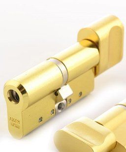 Циліндр ABLOY PROTEC2 HARD MOD 98 мм (42Hx56T) Ключ-Тумблер 5KEY CY333 CAM30 Латунь полірована / Латунь матова ABL7000017422 фото
