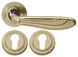 Дверная ручка RDA 5365 с накладками под поворотник титановое золото (14859) 14859 фото