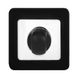 Накладка COMIT Moderno WC, хром/матовий чорний (49239), Хром полированный/Черный матовый