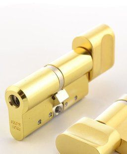 Цилиндр ABLOY PROTEC2 HARD MOD 78 мм ( 32Hx46T ) Ключ-Тумблер O/K CY333 CAM30 Латунь полированная / Латунь полированная ABL7000003449 фото