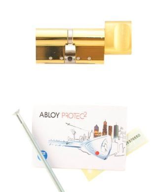 Цилиндр ABLOY PROTEC2 MOD 92 мм ( 41x51T ) Ключ-Тумблер O/K CY323 CAM30 Латунь полированная / Латунь матовая ABL7000019096 фото