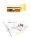Цилиндр ABLOY PROTEC2 MOD 92 мм ( 41x51T ) Ключ-Тумблер O/K CY323 CAM30 Латунь полированная / Латунь матовая