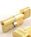 Цилиндр ABLOY PROTEC2 MOD 92 мм ( 41x51T ) Ключ-Тумблер O/K CY323 CAM30 Латунь полированная / Латунь матовая