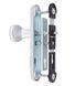 Фурнітура захисна ROSTEX ADLO_ALUFEST EL1 fix-mov DIN PLATE 90мм Алюміній_сріблястий 22мм 40-50мм 3клас Oval/Adlo ALU Комплект