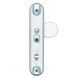 Фурнітура захисна ROSTEX ADLO_ALUFEST EL1 fix-mov DIN PLATE 90мм Алюміній_сріблястий 22мм 40-50мм 3клас Oval/Adlo ALU Комплект