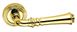 Дверная ручка на розетте Fimet 1028-261 F01 Tasha полированная латунь (55290)