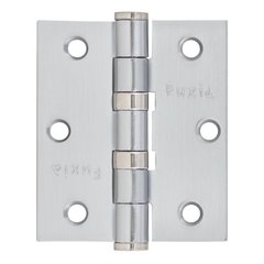 Петля дверная Fuxia 75*2,5 (2 подш, сталь) матовый хром (12155) 12155 фото