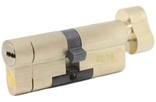 Дверний циліндр HardLock K-series 70мм (40х30Т) Сатин (ключ-тумблер) new-70-40x30ts фото
