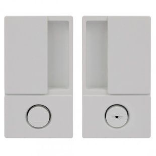 Ручка для раздвижных дверей AGB WAVE B3000202FM под WC, белый матовый (61366) 61366 фото