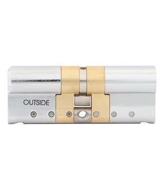 Циліндр ABLOY PROTEC2 HARD MOD 123 мм (72Hx51) Ключ-Ключ 3KEY CY332 CAM30 Хром полірований ABL7000002925 фото