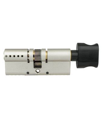 Циліндр MUL-T-LOCK ClassicPro XP 90 мм (45x45T) Ключ-Тумблер VIP_CONTROL 2KEY+3KEY CAM30 Нікель сатин / Чорна фарба MTL7000021568 фото