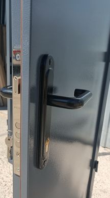 Двері вхідні REDFORT Технічні 2 листа металу сірі 40300141 фото