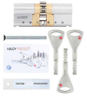 Циліндр ABLOY PROTEC2 MOD 97 мм (46x51) Ключ-Ключ 3KEY CY322 CGW Хром матовий ABL7000007024 фото