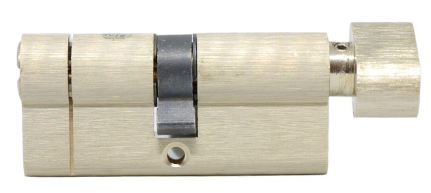 Дверний циліндр HardLock L-series 90мм (45х45Т) Сатин (ключ-тумблер) tsmhlkts-90-45x45t фото