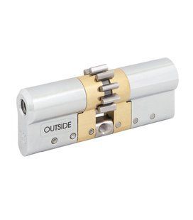 Циліндр ABLOY PROTEC2 HARD MOD 103 мм (57Hx46) Ключ-Ключ 3KEY CY332 CGW Хром полірований ABL7000000410 фото