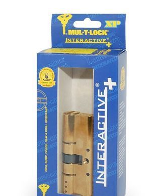 Циліндр MUL-T-LOCK INTERACTIVE+ XP 120 мм (60x60) Ключ-Ключ 3KEY CAM30 Латунь MTL7000000369 фото