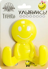 Гачок подвійний Trento, жовтий (25899) 25899 фото