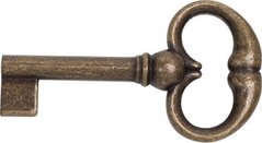 Меблевий ключ Ompporro 30, 33 мм, антична бронза 26679 фото