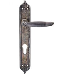 Дверная ручка на планке Antologhia (Colombo) Louis XVI KLU11PBY85 под цилиндр серебро (6070) 6070 фото