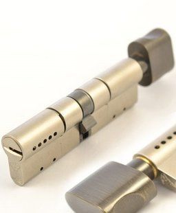 Цилиндр MUL-T-LOCK MT5+ MOD 115 мм ( 55x60T ) Ключ-Тумблер 3in1 3KEY+1KEY+1KEY CAM30 Никель сатин / Бронза античная MTL7000015057 фото