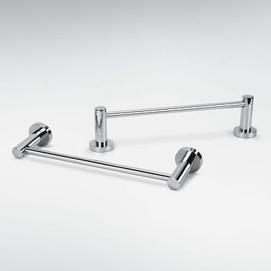 Тримач рушників Colombo Plus W4909 zirconium stainless-steel HPS (53871) 53871 фото