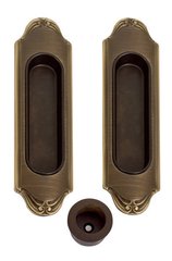 Ручка на раздвижные двери Mandelli 1028 матовая бронза (комплект) (26295) 26295 фото