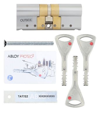 Цилиндр ABLOY PROTEC2 MOD 97 мм ( 46x51 ) Ключ-Ключ 3KEY CY322 CAM30 Хром матовый ABL7000002859 фото