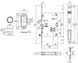 Механизм для раздвижных дверей AGB Scivolla Tre CLASS B0898150FM под WC, белый матовый (61373)