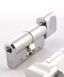 Циліндр ABLOY PROTEC2 HARD MOD 98 мм (42Hx56T) Ключ-Тумблер 3KEY CY333 CAM30 Хром полірований / Хром полірований