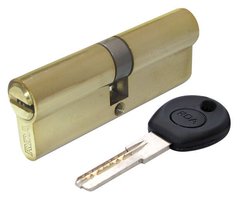 Циліндр дверний RDA 45/45мм лазерний 90мм 5 ключів латунь (12070) 12070 фото