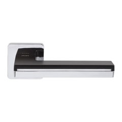 Дверная ручка RDA Domino Light з LED подсветкой, хром полированный/черный (54790) 54790 фото