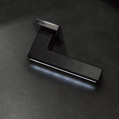 Дверна ручка RDA Domino Light з LED підсвіткою, хром полірований/чорний (54790) 54790 фото