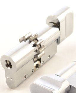 Циліндр ABLOY PROTEC2 MOD 92 мм (46x46T) Ключ-Тумблер 3KEY CY323 CGW Хром полірований / Хром полірований ABL7000007185 фото