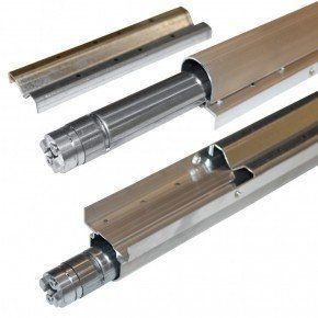 Осьовий шток Ergon 730210 для дверей c HP = 215 см, обробка алюміній T.E. Slim (49408) 49408 фото