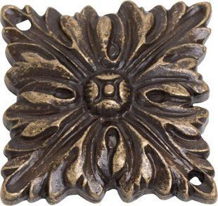 Декоративний меблевий аксесуар Ompporro 020830B ROSETTE 30 мм, бронза 30005 фото